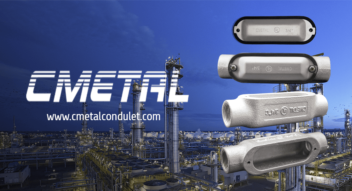 Cuerpos Condulet CMETAL para instalaciones industriales y áreas clasificadas