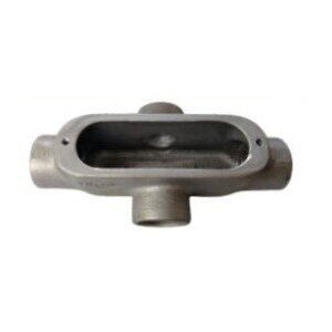 Caja Condulet Tipo X 3/4" Form 5 Hierro Maleable Galvanizado En Caliente C/Tapa, UL E527889