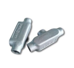 Caja Condulet Tipo T 2″ Form 5 Hierro electrogalvanizado ZN C/Tapa, UL E527889