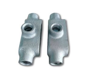 Caja Condulet Tipo X 3" Form 5 Hierro electrogalvanizado ZN C/Tapa, UL E527889